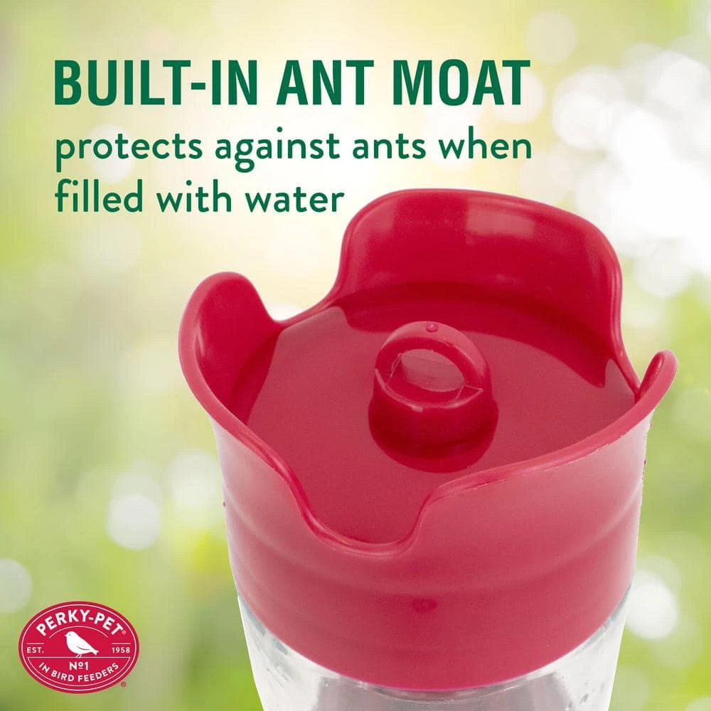 Top-Fill Pinch Waist Glass Hummingbird Feeder - 20 oz. Capacity by Perky-Pet 9 Top-Fill Pinch Waist Glass Hummingbird Feeder - 20 oz. Capacity by Perky-Pet - Image 9