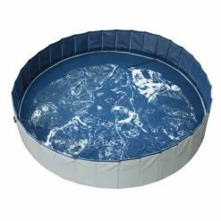 Foldable Pet Bath Pool, Collapsible Dog Bathing Tub, Kiddie and Toy Pool for Dogs Cats and Kids by Unbranded