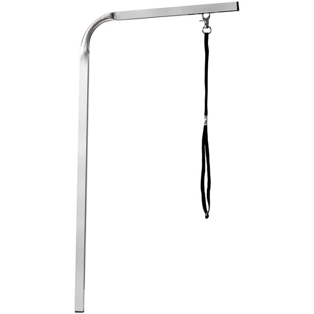 Black White 42.50 in. x 23.60 in. Hydraulic Dog Pet Grooming Table Heavy-Duty Big Size Z-Lift Pet Grooming Table by Tatayosi 4 Black White 42.50 in. x 23.60 in. Hydraulic Dog Pet Grooming Table Heavy-Duty Big Size Z-Lift Pet Grooming Table by Tatayosi - Image 4