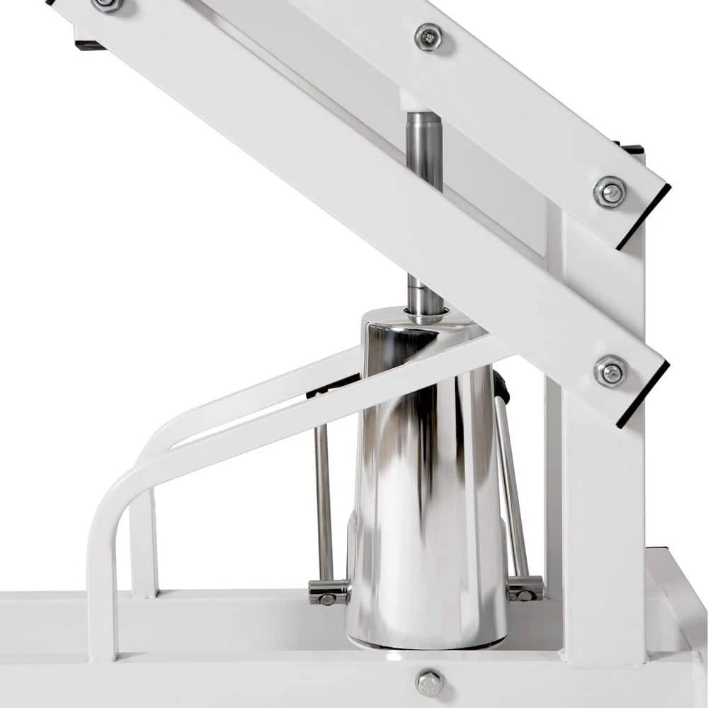 Black White 42.50 in. x 23.60 in. Hydraulic Dog Pet Grooming Table Heavy-Duty Big Size Z-Lift Pet Grooming Table by Tatayosi 6 Black White 42.50 in. x 23.60 in. Hydraulic Dog Pet Grooming Table Heavy-Duty Big Size Z-Lift Pet Grooming Table by Tatayosi - Image 6