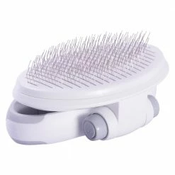 Gyrater Travel Self-Cleaning Swivel Grooming Slicker Pet Brush by PET LIFE 9 Gyrater Travel Self-Cleaning Swivel Grooming Slicker Pet Brush by PET LIFE -Cheap Bird & Wildlife Supplies Store pet life brushes combs gr10 1f 1000