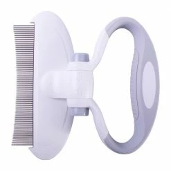 Gyrater Travel Swivel Curved Pet Grooming Pin Comb by PET LIFE -Cheap Bird & Wildlife Supplies Store pet life brushes combs gr11 4f 1000