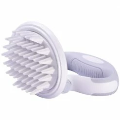 Gyrater Swivel Travel Silicone Massage Grooming Pet Brush by PET LIFE