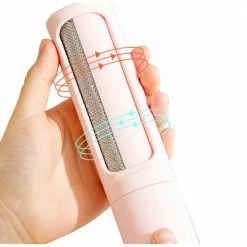 Orotund Magical Lint and Pet Hair Removal Brush Pink by PET LIFE -Cheap Bird & Wildlife Supplies Store pet life brushes combs gr18pk 1f 1000
