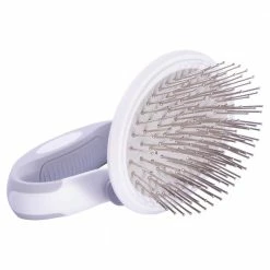 Gyrater Travel Swivel Pet Grooming Pin Brush by PET LIFE