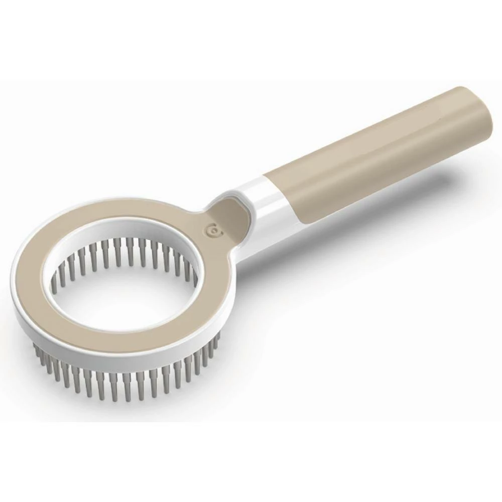 Wagnify 360-Degree and Multi-Directional Modern Grooming Pet Rake Comb in Brown by PET LIFE 2 Wagnify 360-Degree and Multi-Directional Modern Grooming Pet Rake Comb in Brown by PET LIFE - Image 2