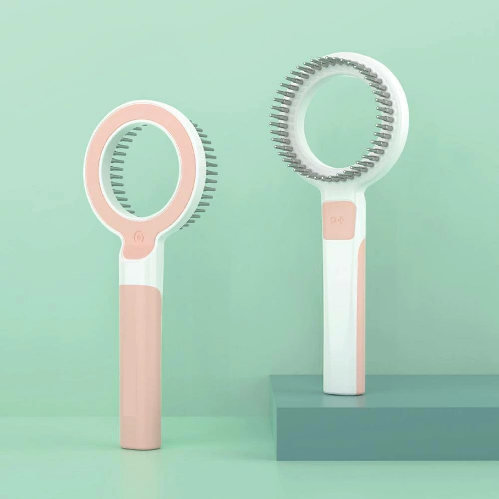 Wagnify 360-Degree and Multi-Directional Modern Grooming Pet Rake Comb in Pink by PET LIFE 4 Wagnify 360-Degree and Multi-Directional Modern Grooming Pet Rake Comb in Pink by PET LIFE - Image 4