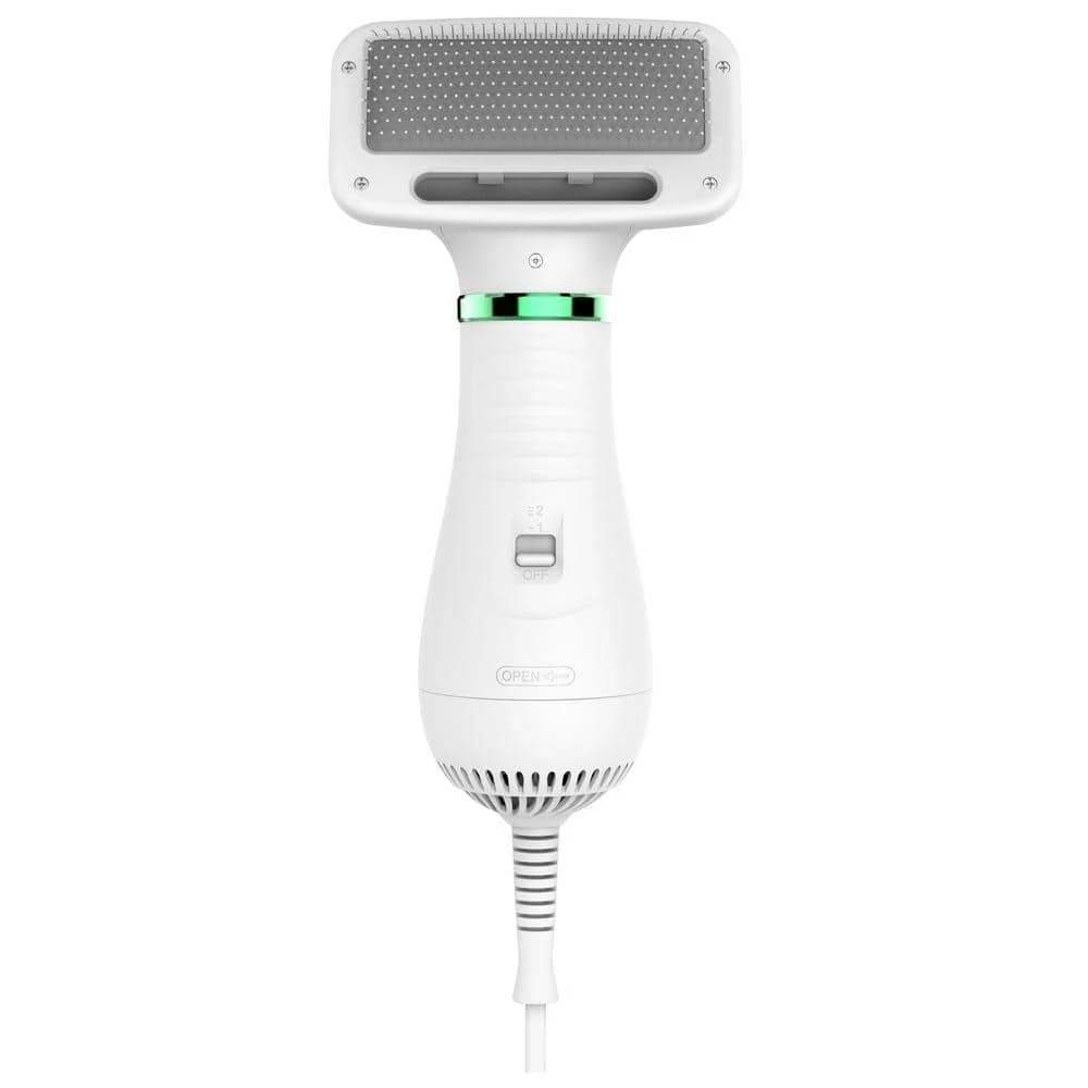 Aero-Groom 2-in-1 Electronic Pet Dryer and Pin Brush by PET LIFE 1 Aero-Groom 2-in-1 Electronic Pet Dryer and Pin Brush by PET LIFE