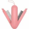 JOYNE Multi-Functional 2-in-1 Swivel Travel Grooming Comb and Deshedder Pink by PET LIFE