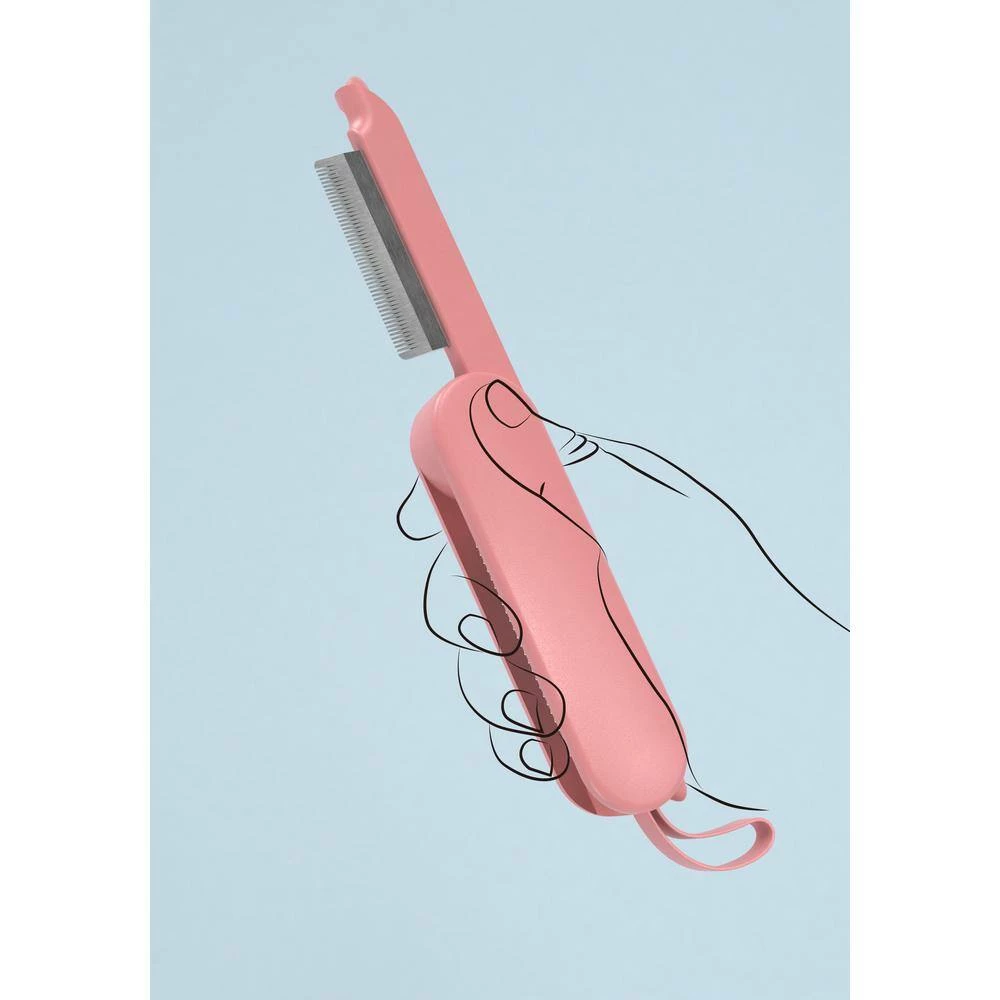 JOYNE Multi-Functional 2-in-1 Swivel Travel Grooming Comb and Deshedder Pink by PET LIFE 2 JOYNE Multi-Functional 2-in-1 Swivel Travel Grooming Comb and Deshedder Pink by PET LIFE - Image 2