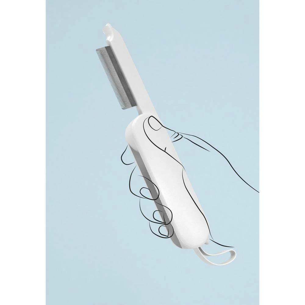 JOYNE Multi-Functional 2-in-1 Swivel Travel Grooming Comb and Deshedder White by PET LIFE 2 JOYNE Multi-Functional 2-in-1 Swivel Travel Grooming Comb and Deshedder White by PET LIFE - Image 2