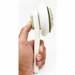 Concepto Modern Bristle Grooming Pet Deshedder Comb Green by PET LIFE -Cheap Bird & Wildlife Supplies Store pet life brushes combs gr4gn 1f 1000