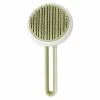 Concepto Modern Bristle Grooming Pet Deshedder Comb Green by PET LIFE