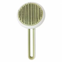 Concepto Modern Bristle Grooming Pet Deshedder Comb Green by PET LIFE