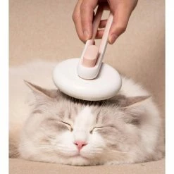 Concepto Modern Bristle Grooming Pet Deshedder Comb Pink by PET LIFE -Cheap Bird & Wildlife Supplies Store pet life brushes combs gr4pk 44 1000