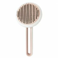Concepto Modern Bristle Grooming Pet Deshedder Comb Pink by PET LIFE
