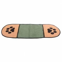 Dry-Aid Hand Inserted Bathing and Grooming Quick-Drying Microfiber Pet Towel Khaki/Green by PET LIFE