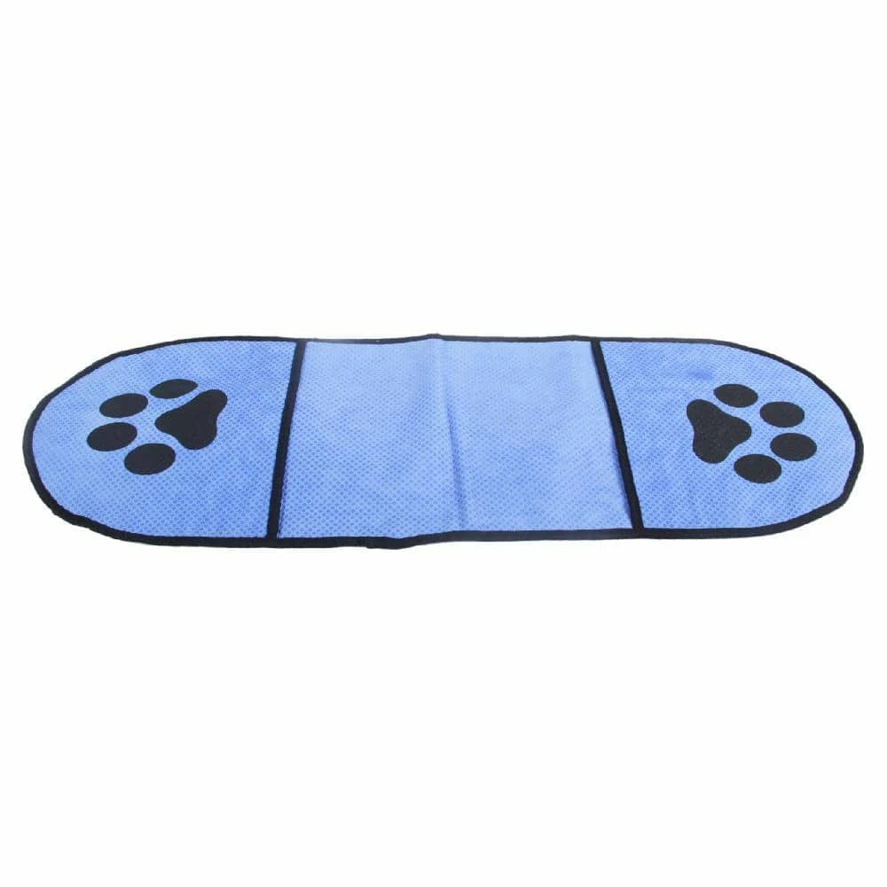 Dry-Aid Hand Inserted Bathing and Grooming Quick-Drying Microfiber Pet Towel Blue by PET LIFE 1 Dry-Aid Hand Inserted Bathing and Grooming Quick-Drying Microfiber Pet Towel Blue by PET LIFE