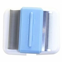 Zipocket 2-in-1 Underake and Stainless Steel Travel Grooming Pet Comb in Blue by PET LIFE 8 Zipocket 2-in-1 Underake and Stainless Steel Travel Grooming Pet Comb in Blue by PET LIFE -Cheap Bird & Wildlife Supplies Store pet life brushes combs gr5bl 4f 1000