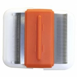 Zipocket 2-in-1 Underake and Stainless Steel Travel Grooming Pet Comb in Orange by PET LIFE 8 Zipocket 2-in-1 Underake and Stainless Steel Travel Grooming Pet Comb in Orange by PET LIFE -Cheap Bird & Wildlife Supplies Store pet life brushes combs gr5or 4f 1000