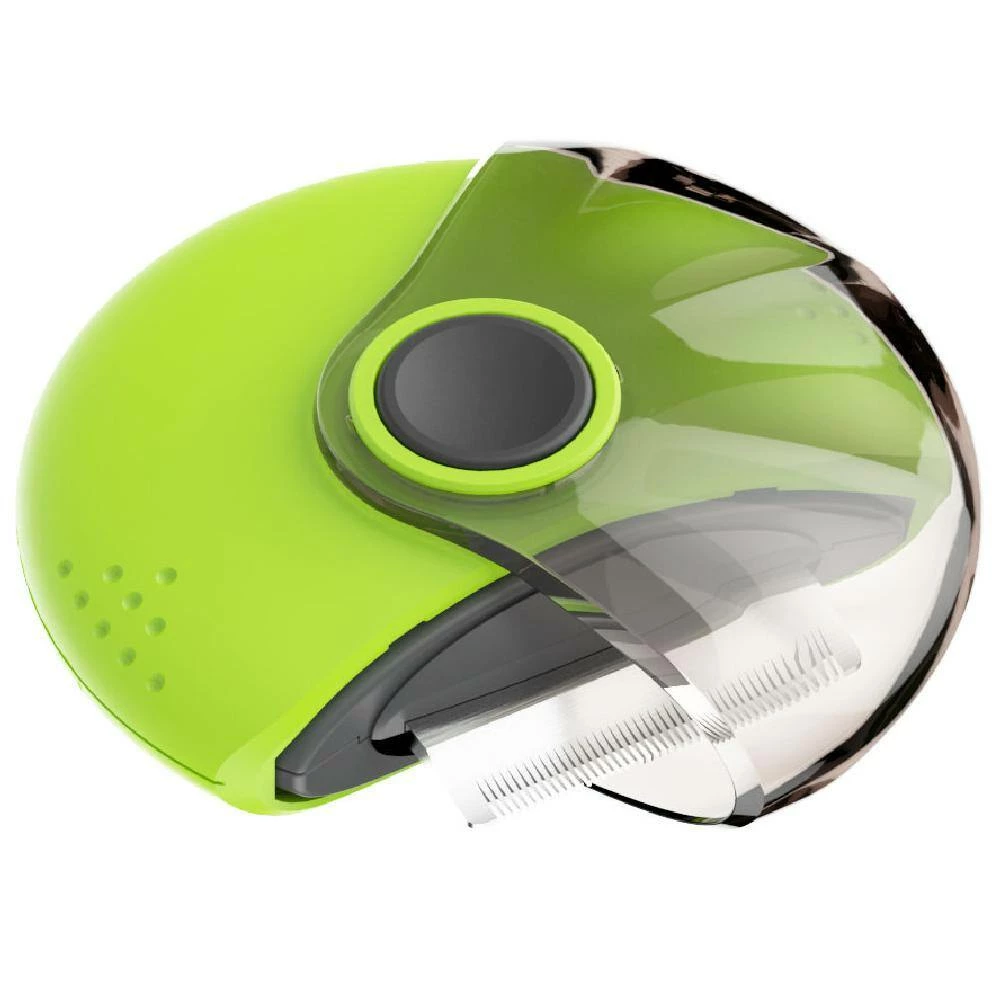 Axler Triple Rotating Rake Deshedder and Dematting Grooming Pet Comb Green by PET LIFE 3 Axler Triple Rotating Rake Deshedder and Dematting Grooming Pet Comb Green by PET LIFE - Image 3