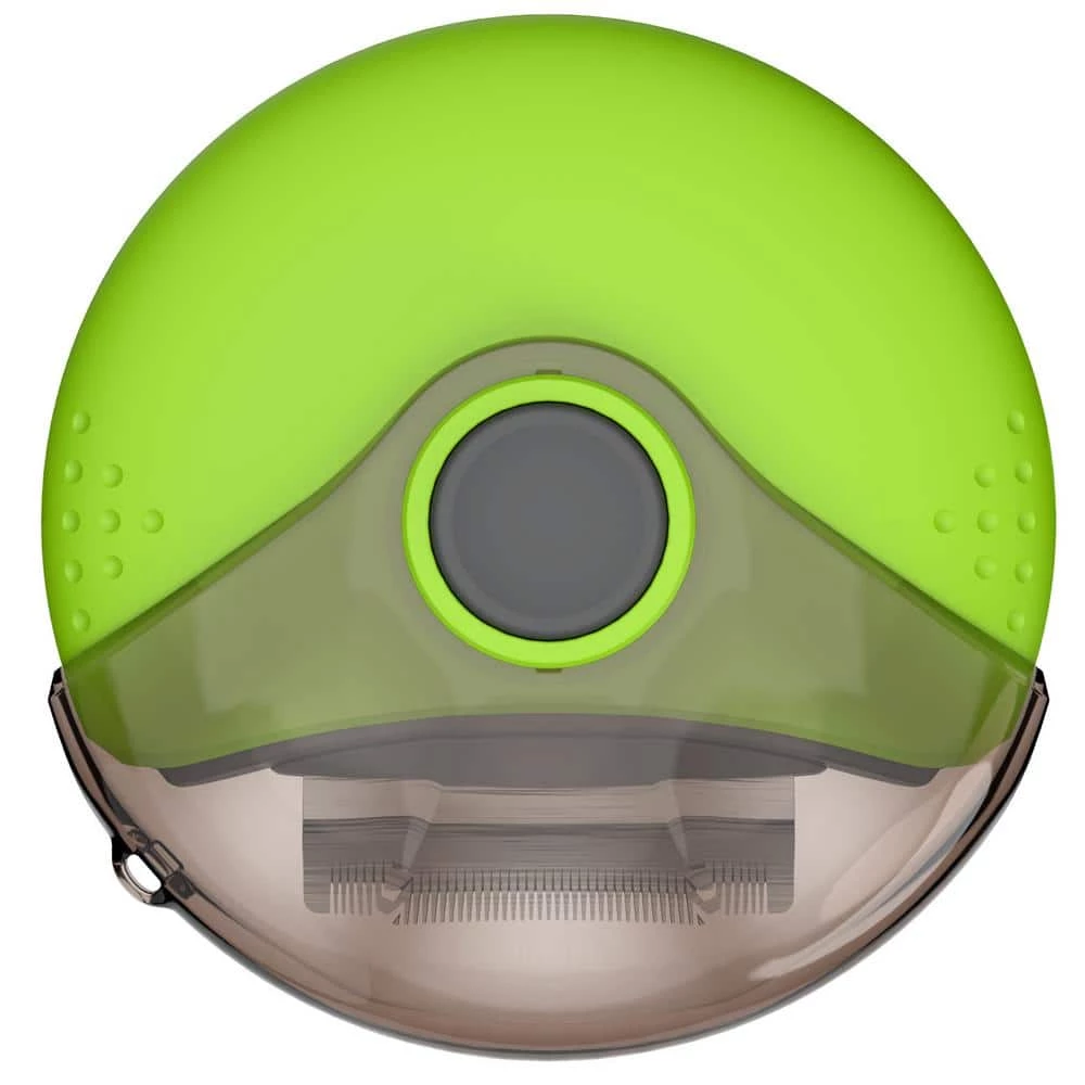 Axler Triple Rotating Rake Deshedder and Dematting Grooming Pet Comb Green by PET LIFE 1 Axler Triple Rotating Rake Deshedder and Dematting Grooming Pet Comb Green by PET LIFE