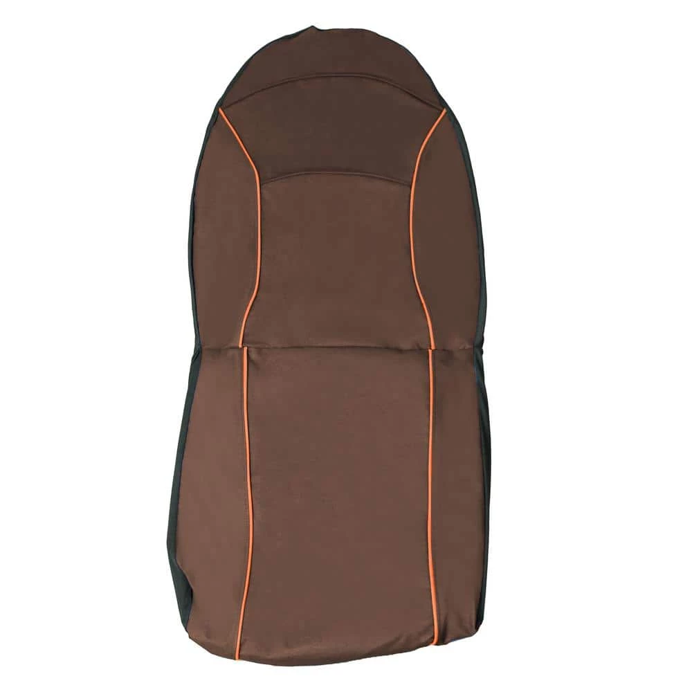Brown Open Road Mess-Free Single Seated Safety Car Seat Cover by PET LIFE 1 Brown Open Road Mess-Free Single Seated Safety Car Seat Cover by PET LIFE
