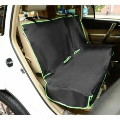 Black Open Road Mess-Free Back Seat Safety Car Seat Cover by PET LIFE -Cheap Bird & Wildlife Supplies Store pet life pet seat covers crt2bk 4f 1000