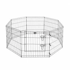 8-Panel 24 in. x 24 in. Exercise Playpen with Gate by Pet Trex
