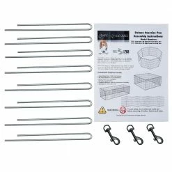 High 8-Panel Heavy Gauge Wire Convertible Indoor/Outdoor Pet Playpen by Pet Trex -Cheap Bird & Wildlife Supplies Store pet trex dog pens gates hwd630517 44 1000