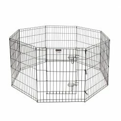 High 8-Panel Heavy Gauge Wire Convertible Indoor/Outdoor Pet Playpen by Pet Trex