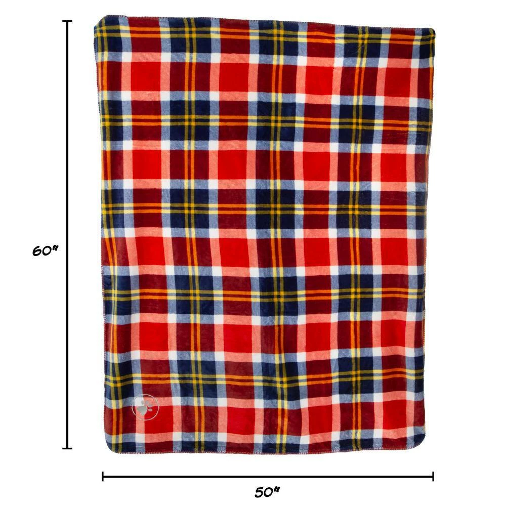 50 in. x 60 in. Red Plaid Machine Washable Waterproof Pet Blanket by Pet Trex 2 50 in. x 60 in. Red Plaid Machine Washable Waterproof Pet Blanket by Pet Trex - Image 2