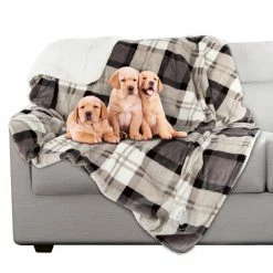 50 in. x 60 in. Gray Plaid Machine Washable Waterproof Pet Blanket by Pet Trex 9 50 in. x 60 in. Gray Plaid Machine Washable Waterproof Pet Blanket by Pet Trex -Cheap Bird & Wildlife Supplies Store pet trex pet seat covers 753178fsm 44 1000