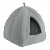 Small Grey Igloo Cat Bed by Petmaker