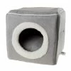 Small Grey Cozy Cave Pet Cube by Petmaker