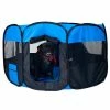 42 in. x 25 in. Portable Pop Up Octagon Pet Playpen with Zipper Top by Petmaker