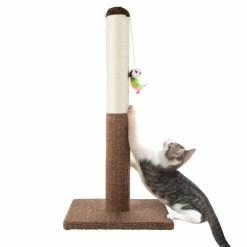 24.5 in. Cat Scratching Post by Petmaker -Cheap Bird & Wildlife Supplies Store petmaker cat trees scratch posts hw3210117 4f 1000