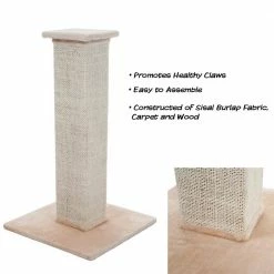 28 in. Tall Sisal Burlap Cat Scratching by Petmaker 9 28 in. Tall Sisal Burlap Cat Scratching by Petmaker -Cheap Bird & Wildlife Supplies Store petmaker cat trees scratch posts hw3210170 4f 1000