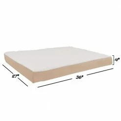Large Tan Orthopedic Sherpa Pet Bed by Petmaker -Cheap Bird & Wildlife Supplies Store petmaker dog beds pillows m320142 4f 1000
