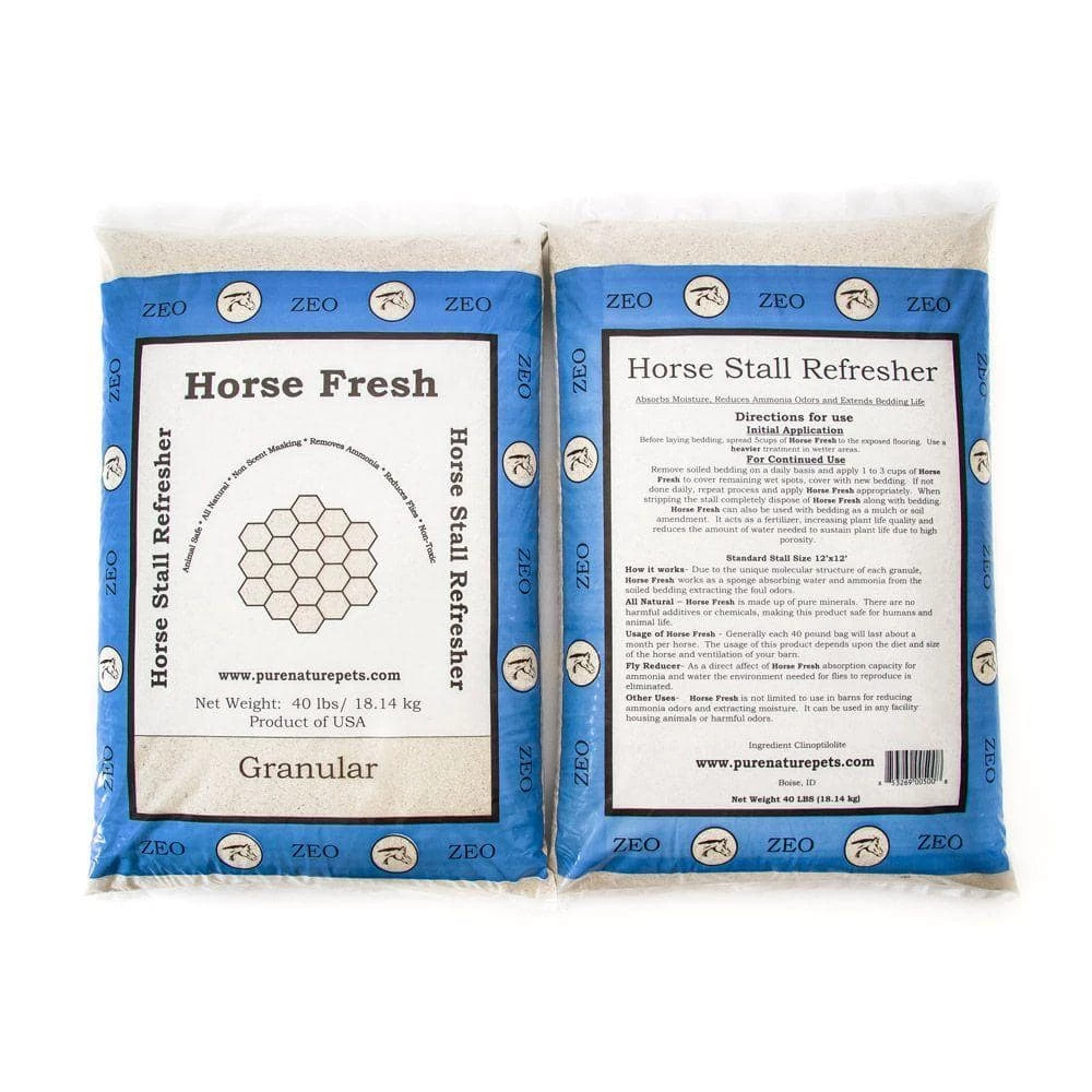 40 lb. Zeolite Horse Stall Refresher by Pure Nature Pets 2 40 lb. Zeolite Horse Stall Refresher by Pure Nature Pets - Image 2
