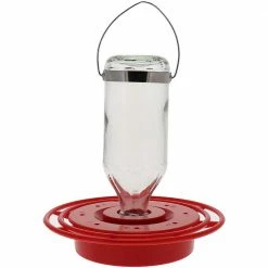 Hummingbird Feeder, White by BIRDS choice