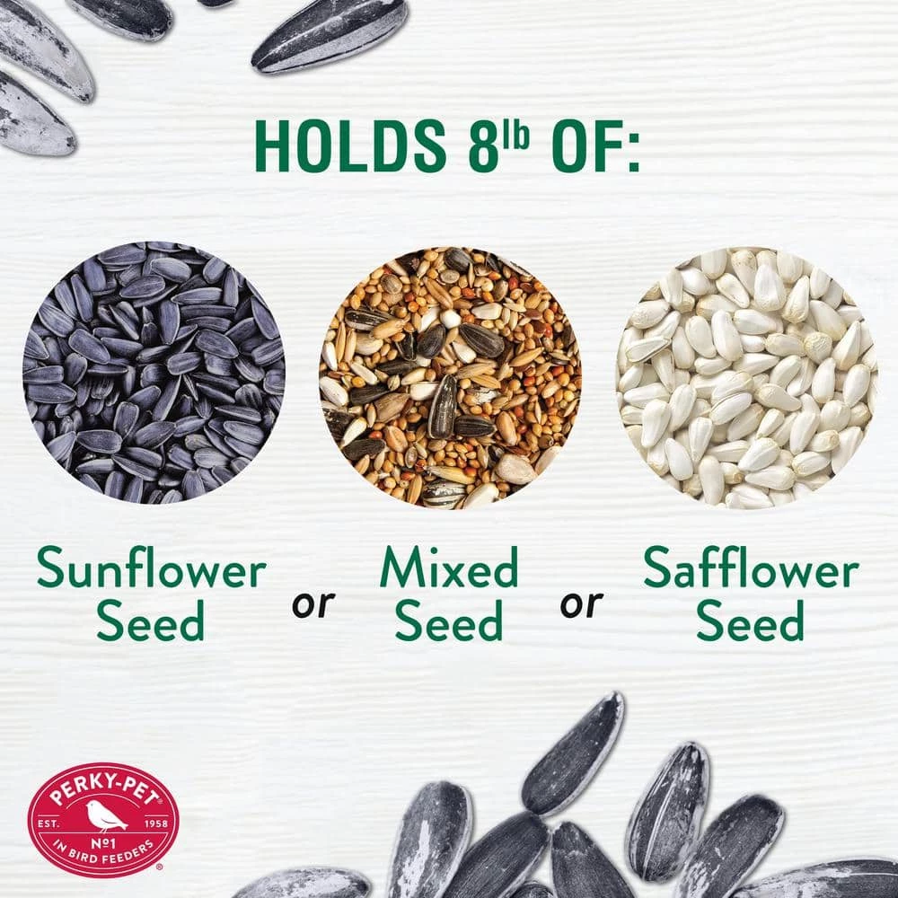 Squirrel-Be-Gone II Country Style Squirrel Resistant Metal Wild Bird Feeder - 8 lb. Capacity by Perky-Pet 6 Squirrel-Be-Gone II Country Style Squirrel Resistant Metal Wild Bird Feeder - 8 lb. Capacity by Perky-Pet - Image 6