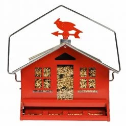 Squirrel-Be-Gone II Country Style Squirrel Resistant Metal Wild Bird Feeder - 8 lb. Capacity by Perky-Pet
