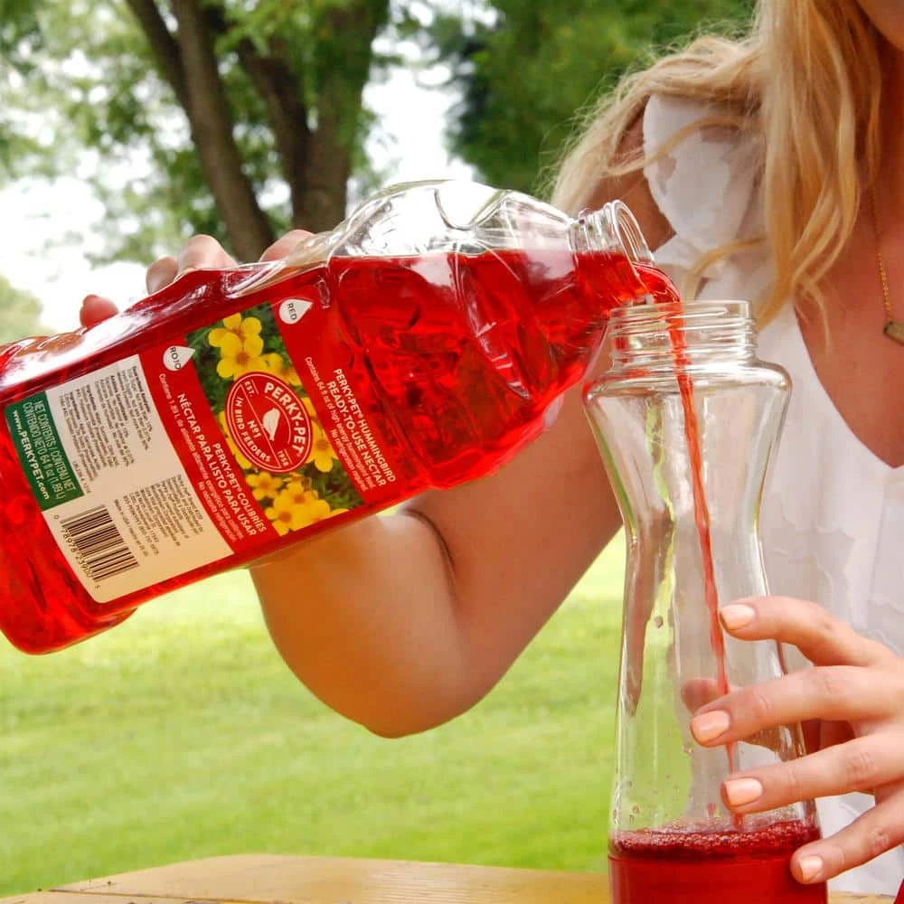 64 oz. Red Ready-to-Use Hummingbird Nectar by Perky-Pet 8 64 oz. Red Ready-to-Use Hummingbird Nectar by Perky-Pet - Image 8
