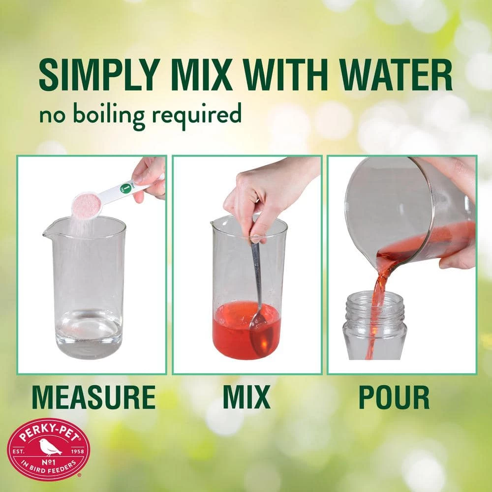 32 oz. Red Instant Nectar Hummingbird Concentrate by Perky-Pet 6 32 oz. Red Instant Nectar Hummingbird Concentrate by Perky-Pet - Image 6