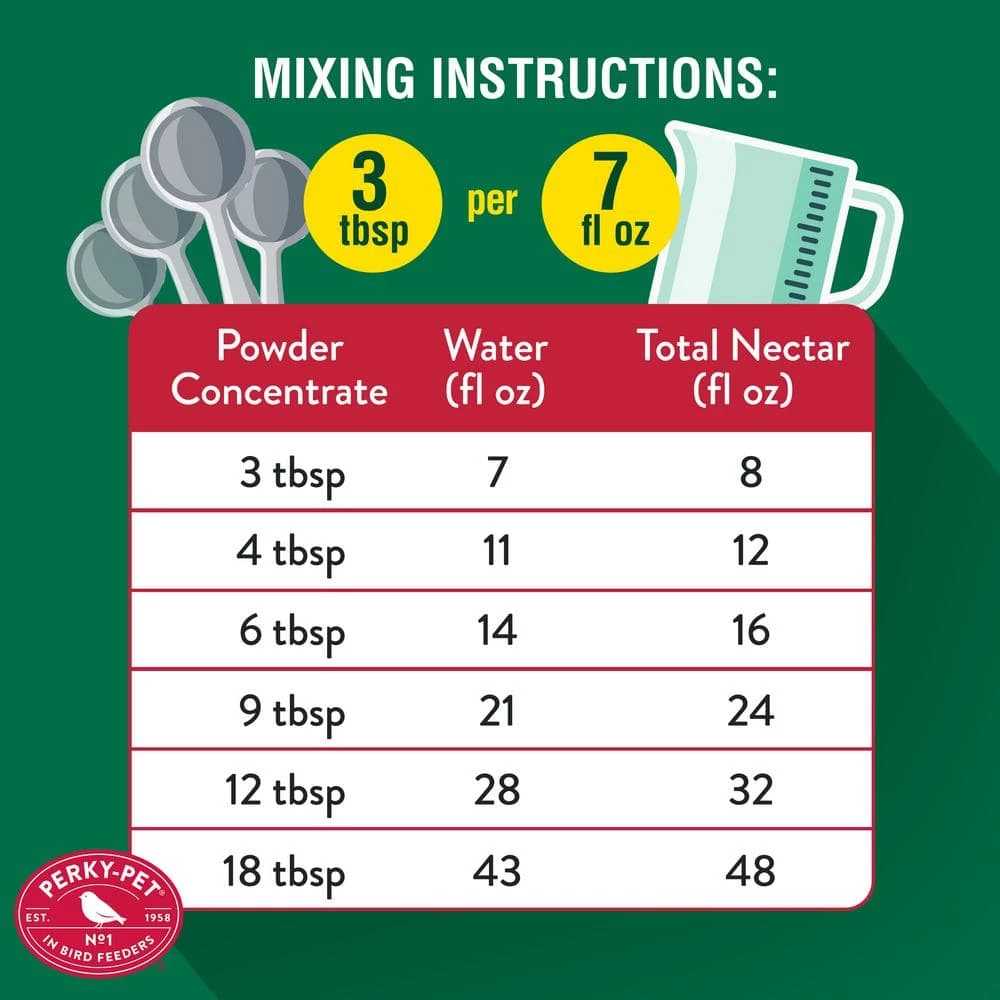 32 oz. Red Instant Nectar Hummingbird Concentrate by Perky-Pet 7 32 oz. Red Instant Nectar Hummingbird Concentrate by Perky-Pet - Image 7