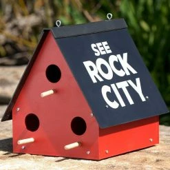 See Rock City Birdhouse by Rock City Gardens -Cheap Bird & Wildlife Supplies Store red rock city gardens bird houses 1 1f 1000