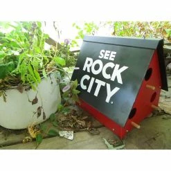 See Rock City Birdhouse by Rock City Gardens -Cheap Bird & Wildlife Supplies Store red rock city gardens bird houses 1 44 1000