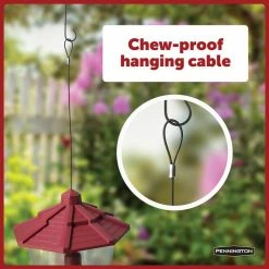 Recycled Ecozebo Red Bird Feeder by Pennington -Cheap Bird & Wildlife Supplies Store red top and base pennington bird feeders 100519451 4f 1000