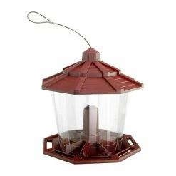 Recycled Ecozebo Red Bird Feeder by Pennington